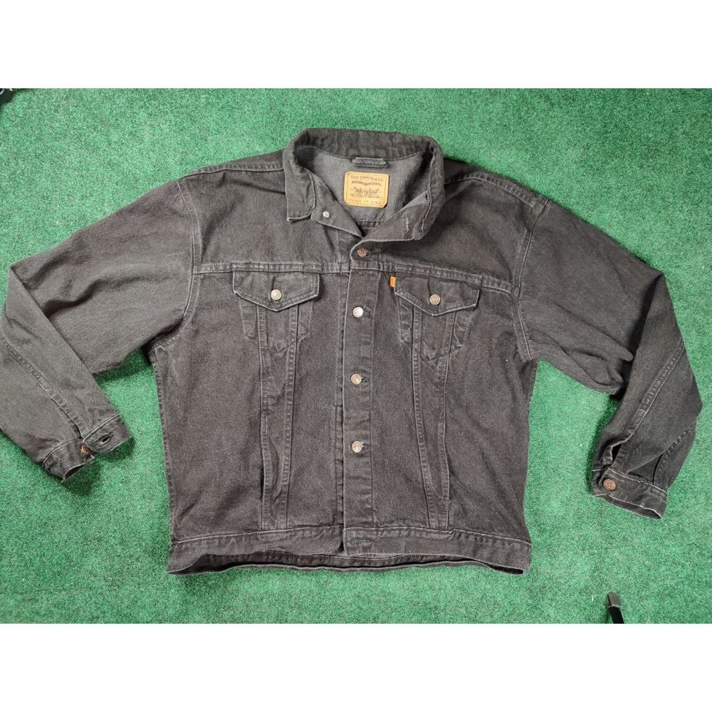 Vintage Levis black denim jacket